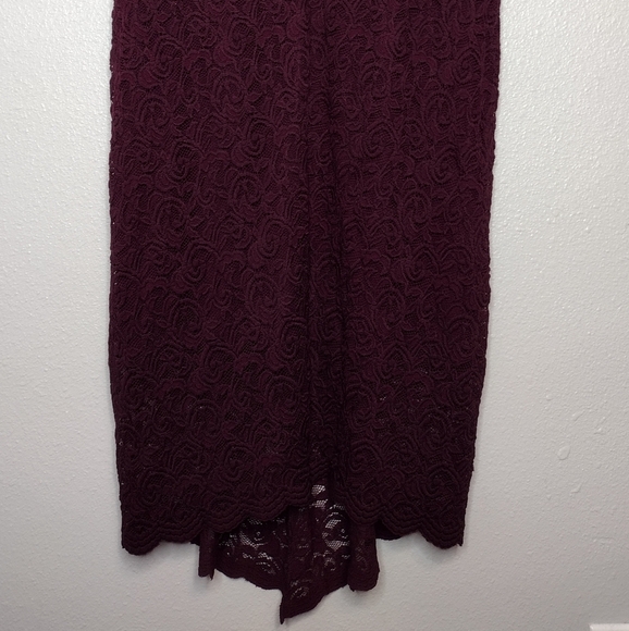 NWT Torrid Burgundy Lace Sleeveless Midi Sundress Sz 3 - Picture 5 of 16